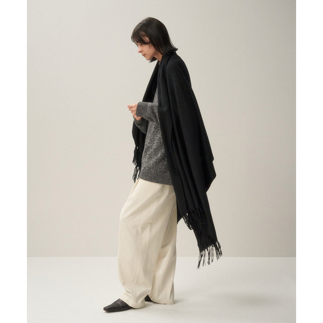 FINE AIR WOOL OVERSIZED STOLE