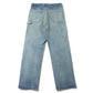 SELVEDGE FADED HEAVY DENIM PAINTER PANTS