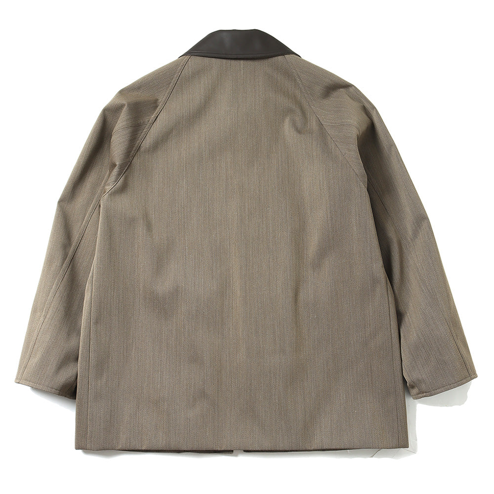 WOOL CAVARLY TWILL LAMINATE HUNTING BLOUSON