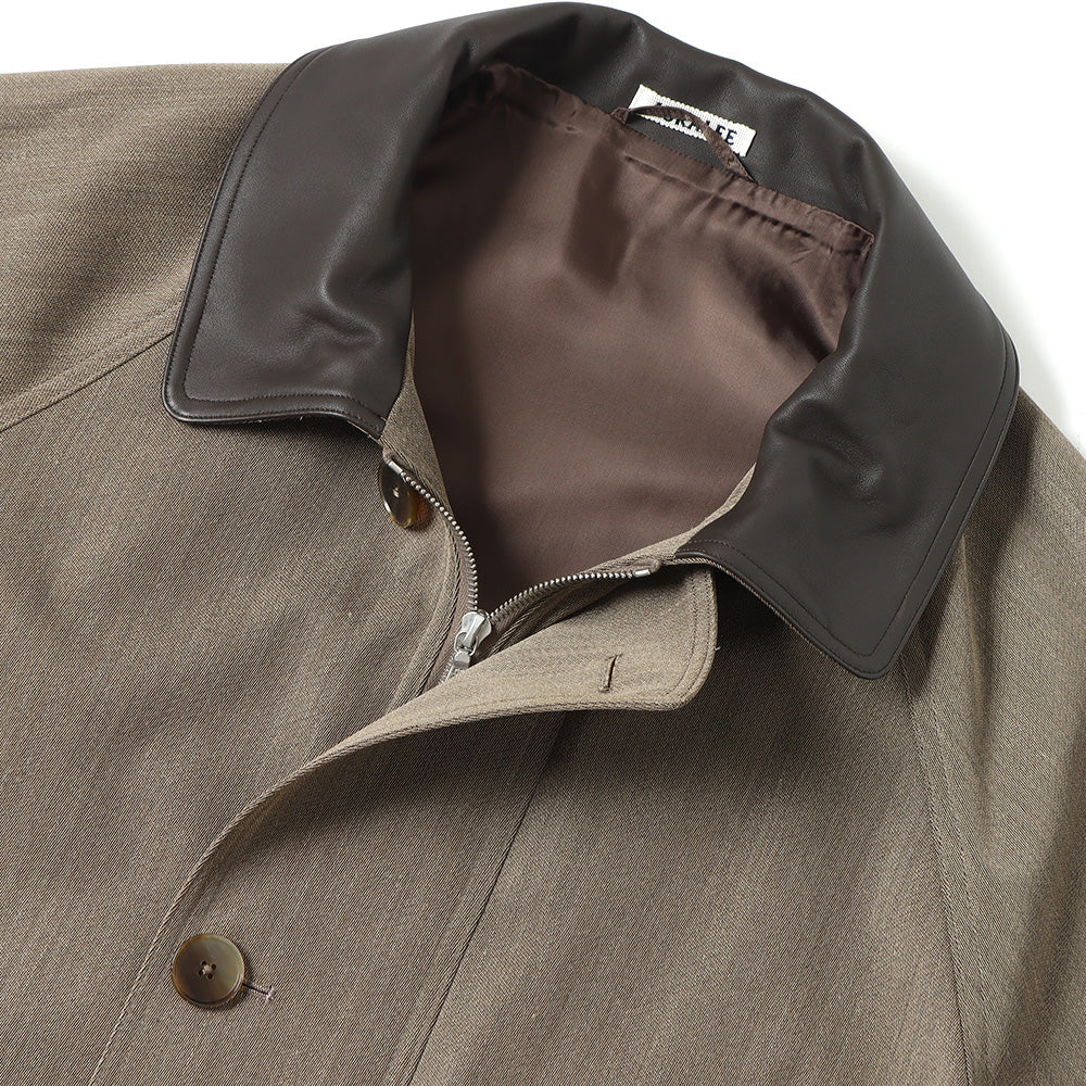 WOOL CAVARLY TWILL LAMINATE HUNTING BLOUSON