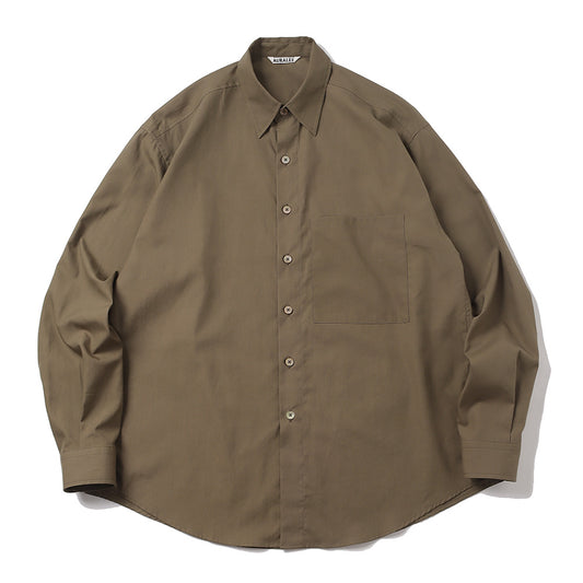 WASHED FINX TWILL BIG SHIRT