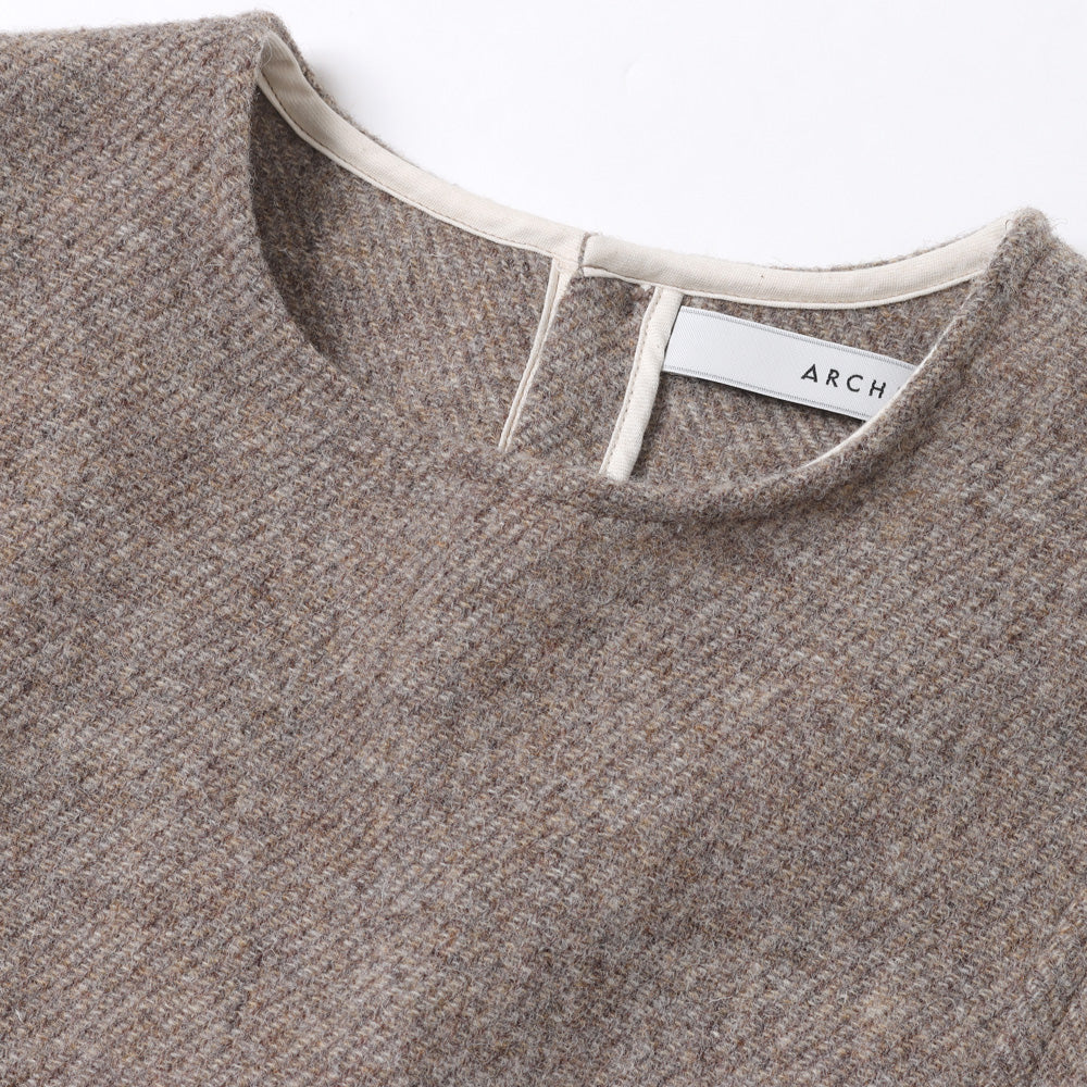 archi(アーキ)】WOOL TWILL DRESS AW23-B3 (AW23-B3) | archi