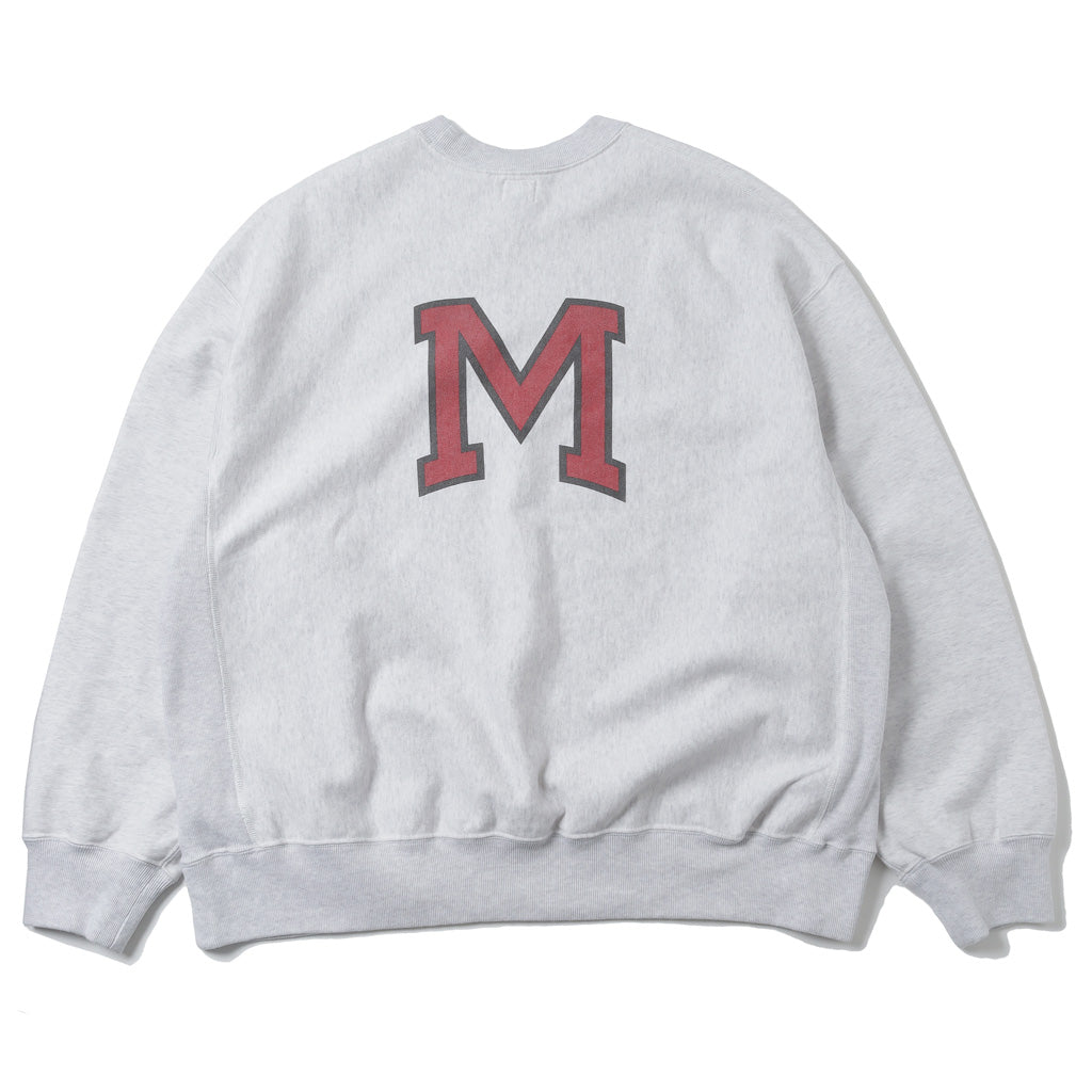 blurhmsROOTSTOCK (ブラームスルーツストック)】PRINT Sweat Crew-neck