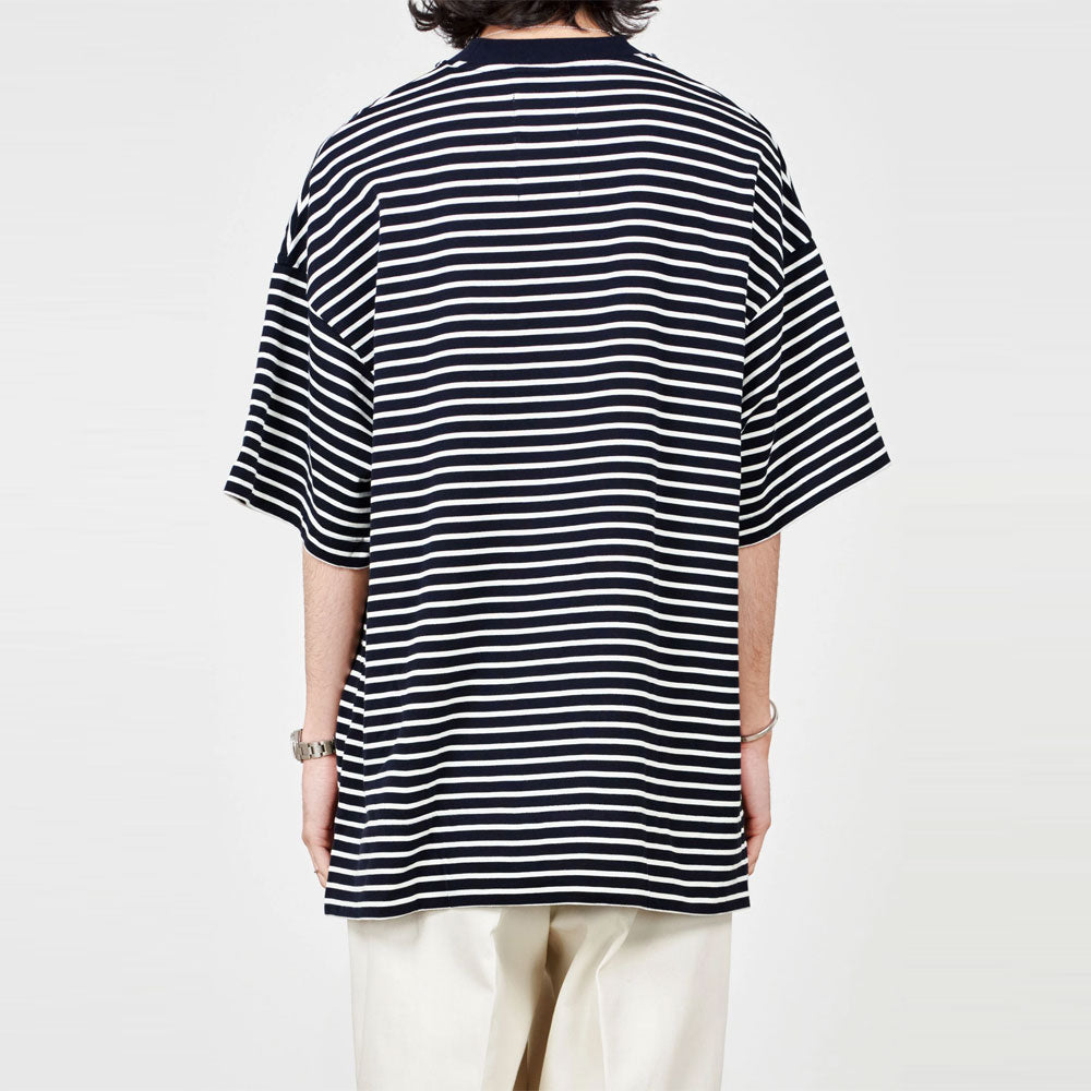 MARKAWARE(マーカウェア) - BOX Tee S/S ORGANIC COTTON BORDER (A23B