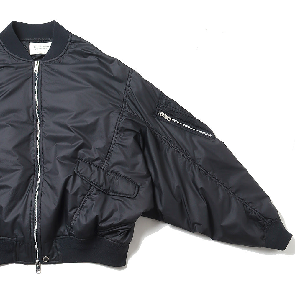 double-end nylon ripstop MA-1 blouson