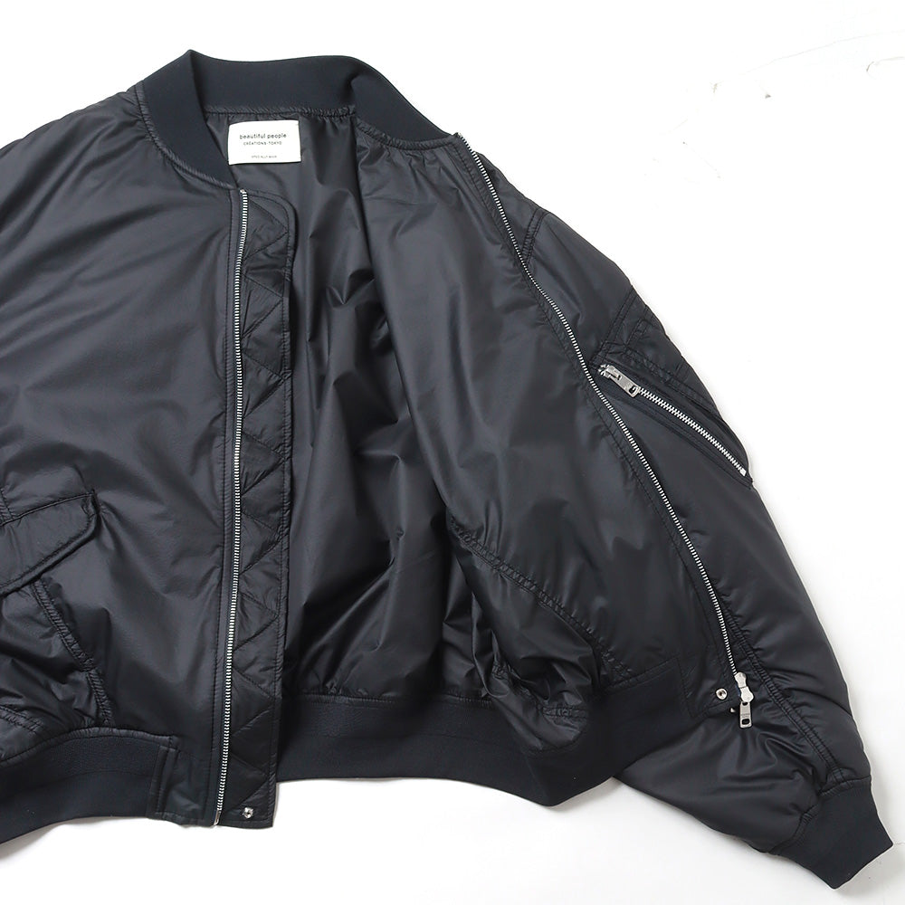 double-end nylon ripstop MA-1 blouson