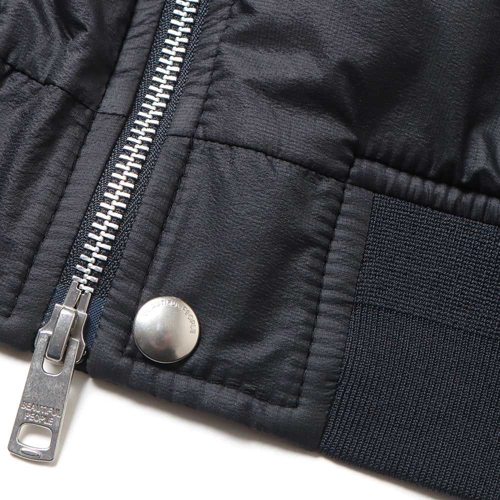 double-end nylon ripstop MA-1 blouson