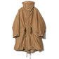 double-front cotton silk mods coat