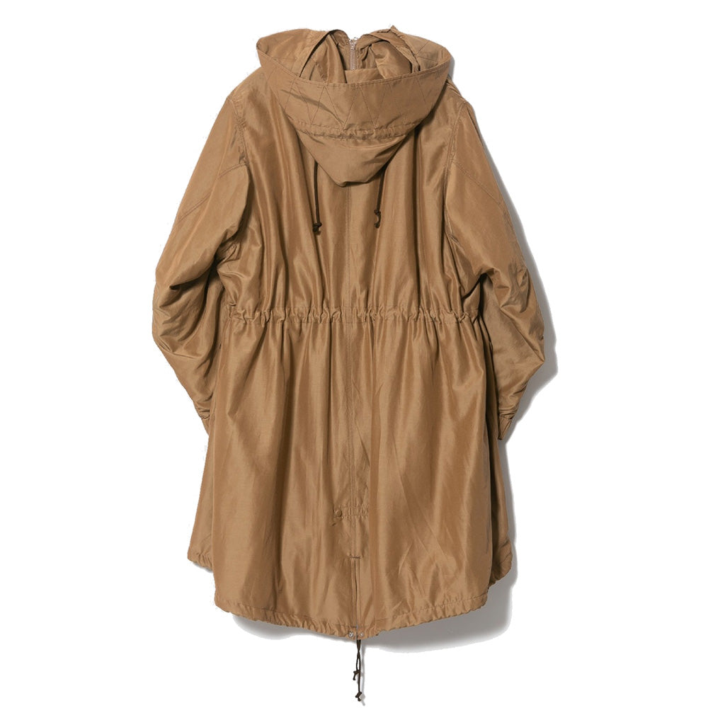 double-front cotton silk mods coat