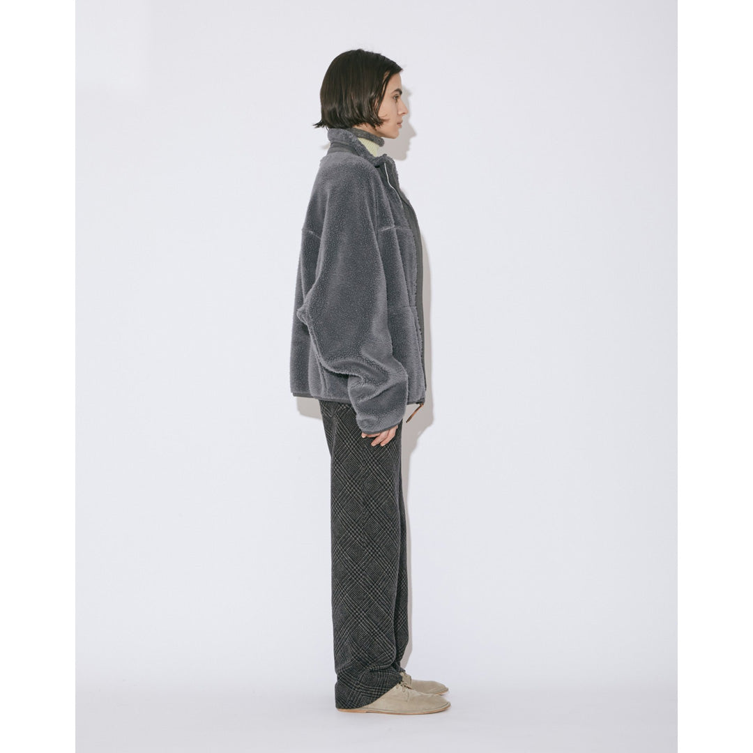 cotton garment dye boa blouson