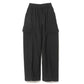 tropical wool bow silhouette pants