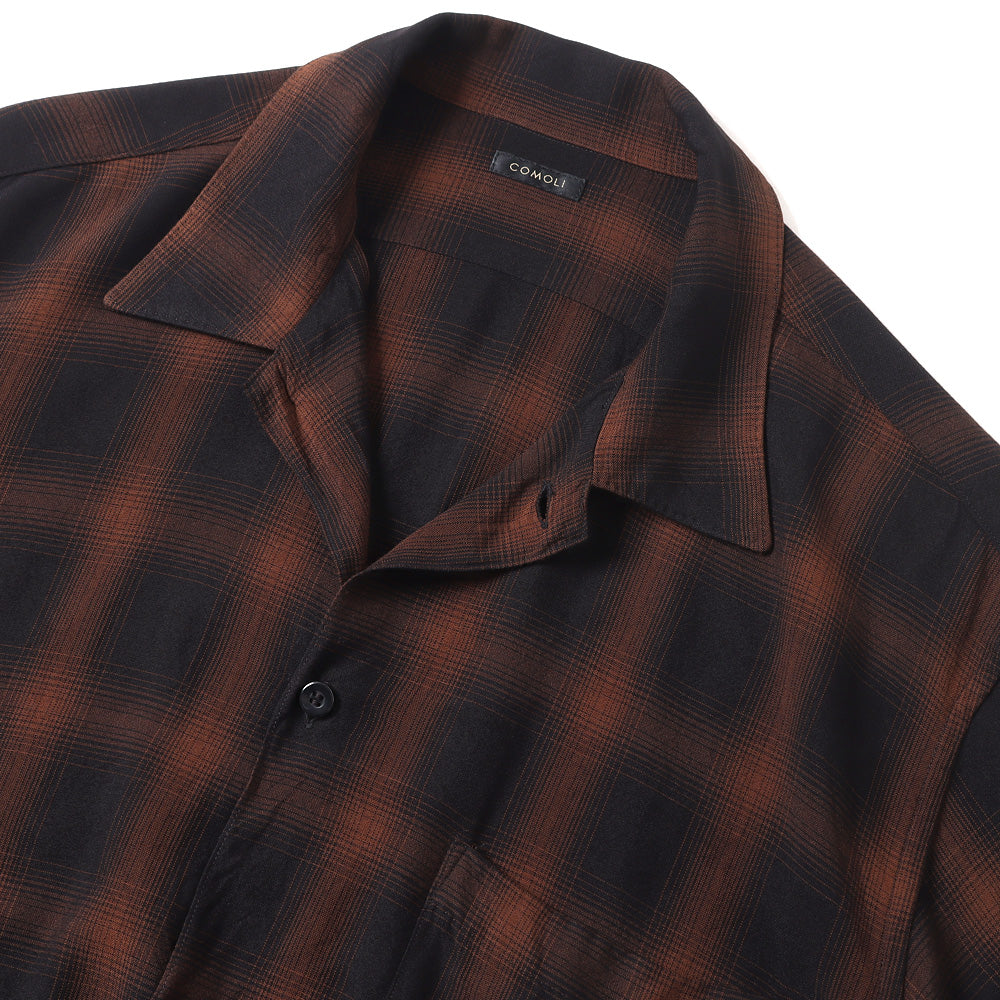 COMOLI) レーヨンオープンカラーシャツ (Z01-02005) | COMOLI / シャツ (MEN) | COMOLI正規取扱店DIVERSE