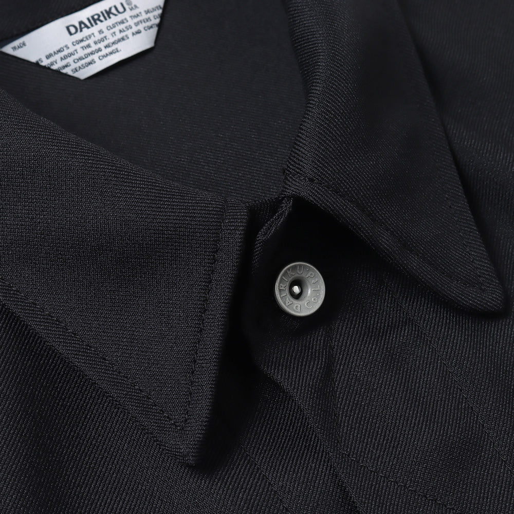大得価通販DAIRIKU polyester jacket black ジャケット・アウター