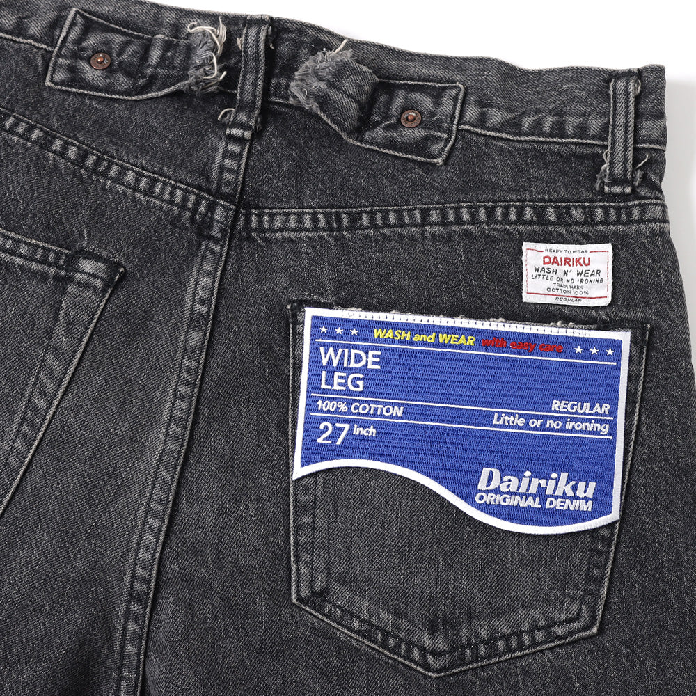 DAIRIKU(ダイリク)Wide Denim Pants (24SS D-15) | DAIRIKU / パンツ (MEN) | DAIRIKU 正規取扱店DIVERSE