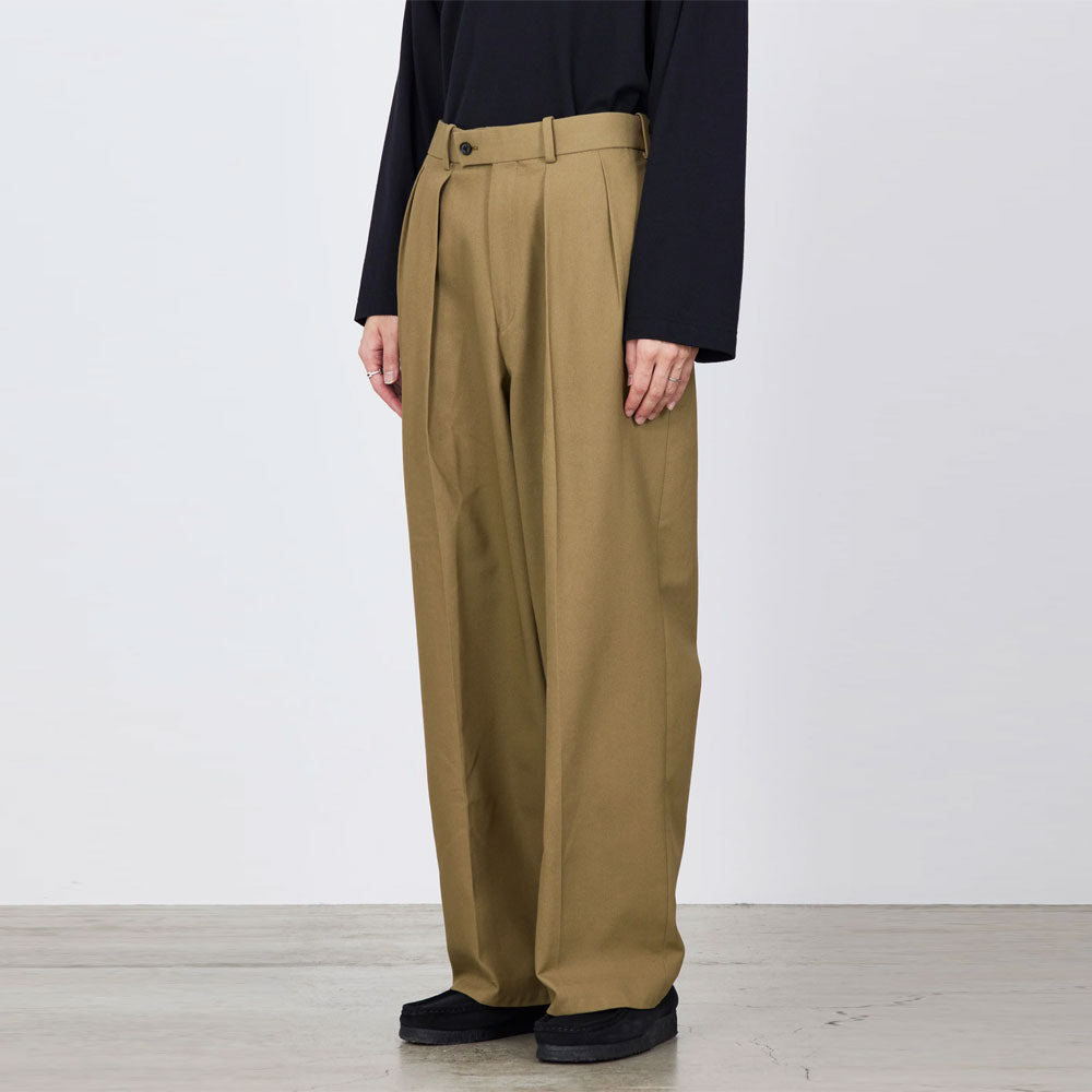 MARKAWARE(マーカウェア) - DOUBLE PLEATED TROUSER ORGANICCOTTON 