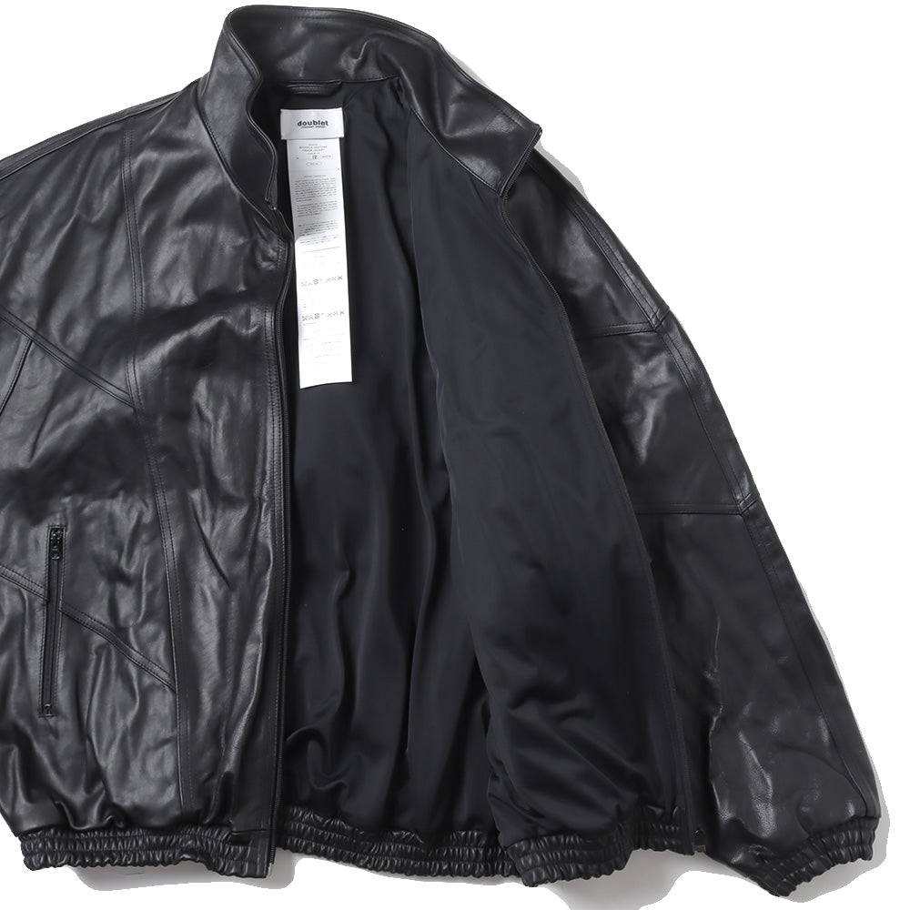 doublet(ダブレット)WRINKLE LEATHER TRACK JACKET (23AW02BL166