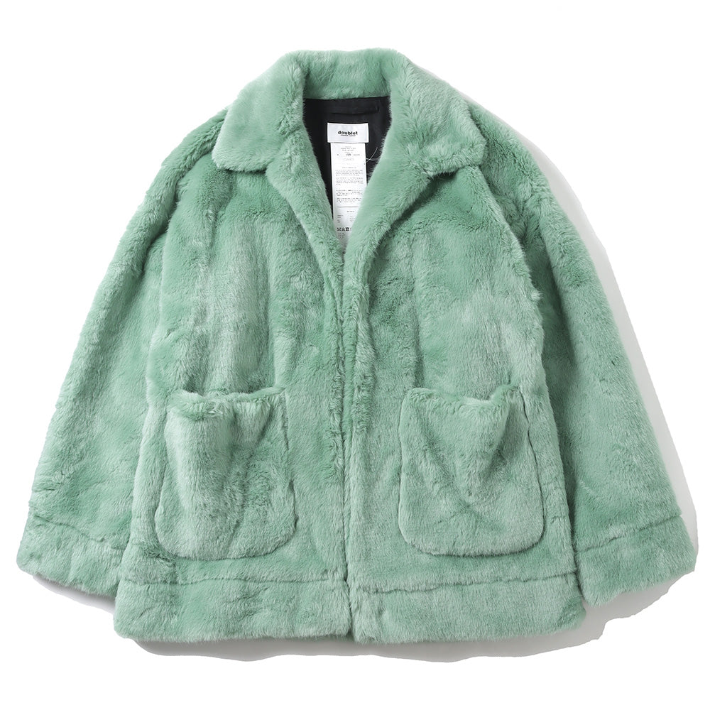 doublet(ダブレット)HAND-PAINTED FUR JACKET (23AW05BL168) | doublet 