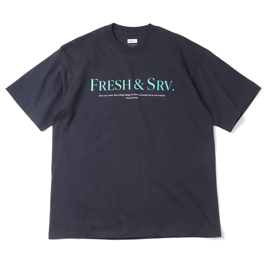 CORPORATE PRINTED S/S TEE “FRESH＆SRV.”