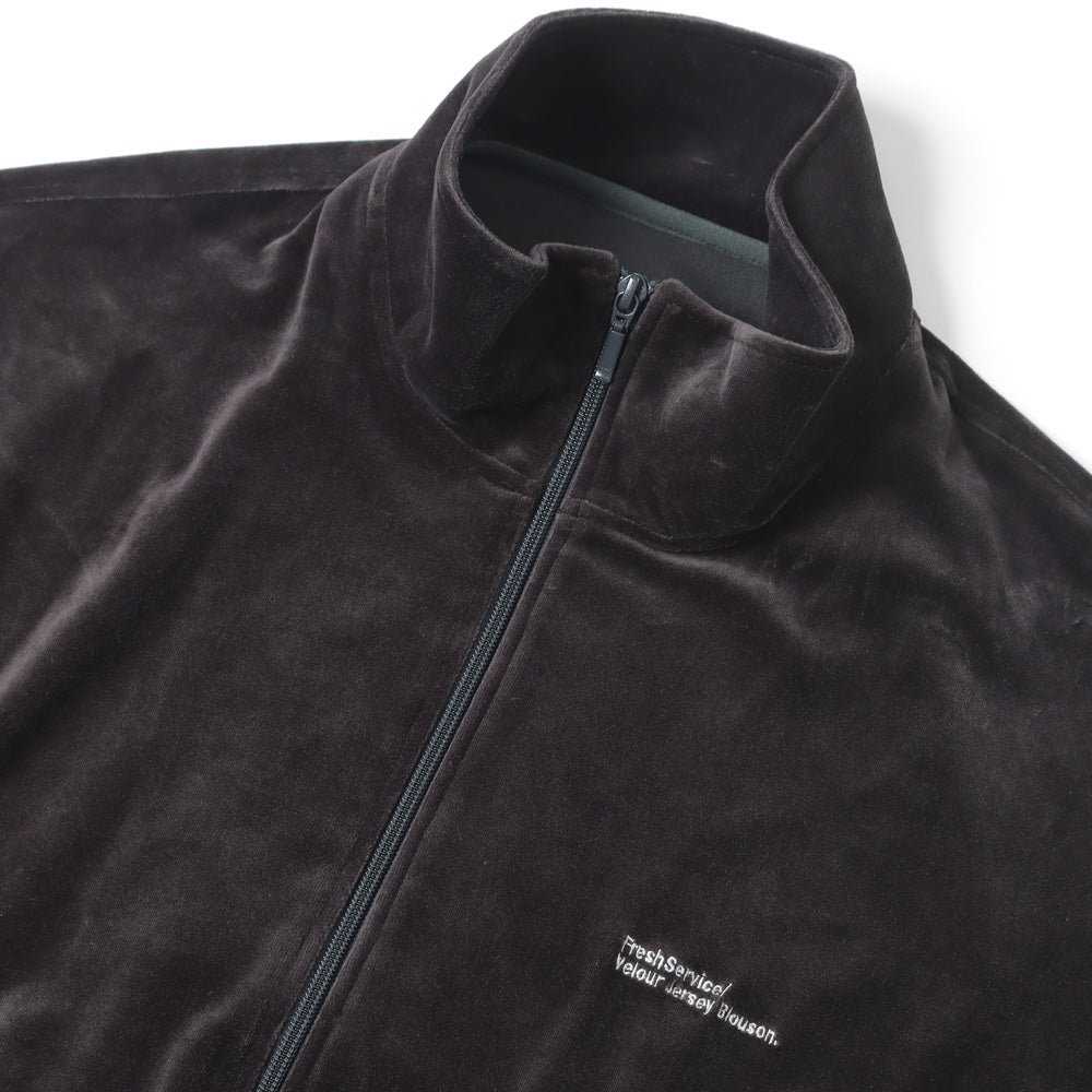 FreshService) VELOUR JERSEY BLOUSON (FSW-23-CT-189) | FreshService