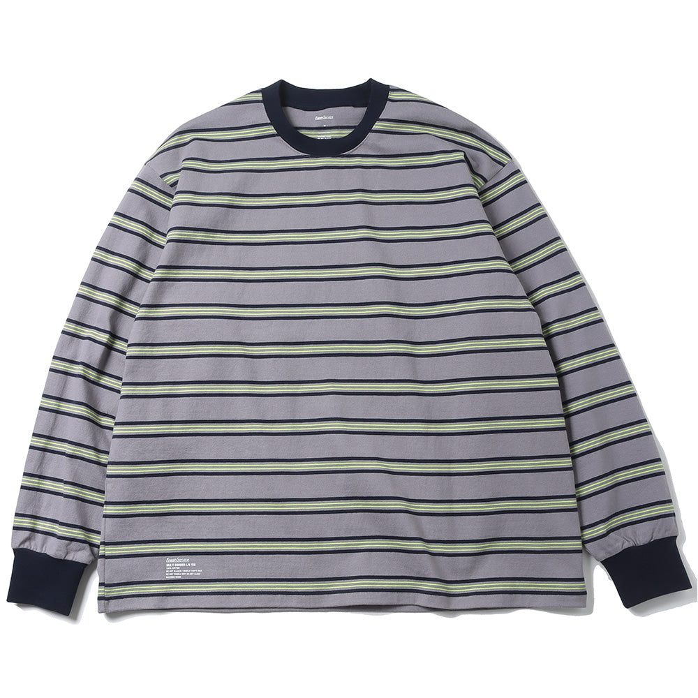 MULTI BORDER L/S TEE