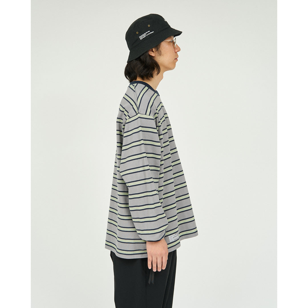 MULTI BORDER L/S TEE