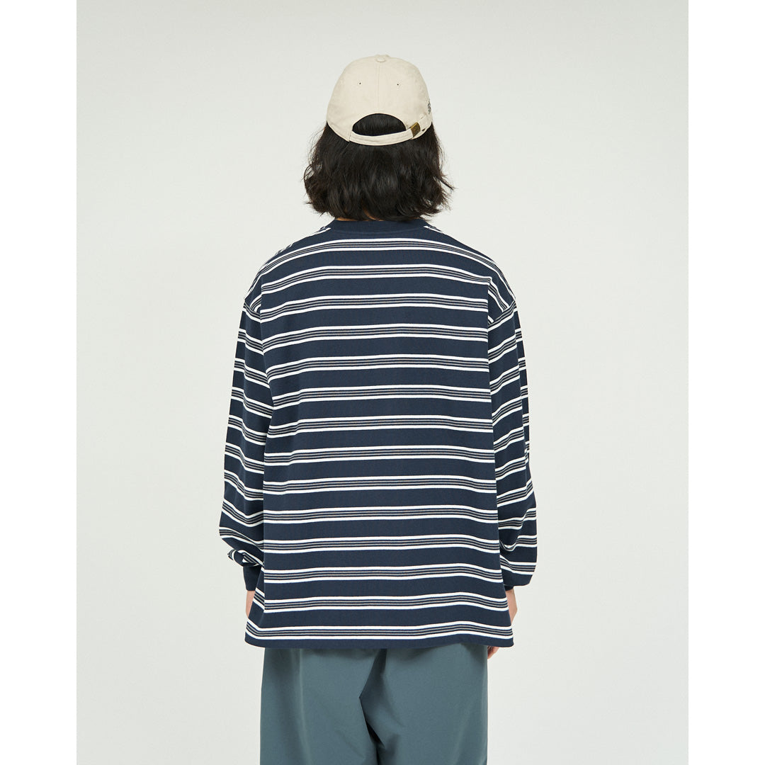 MULTI BORDER L/S TEE