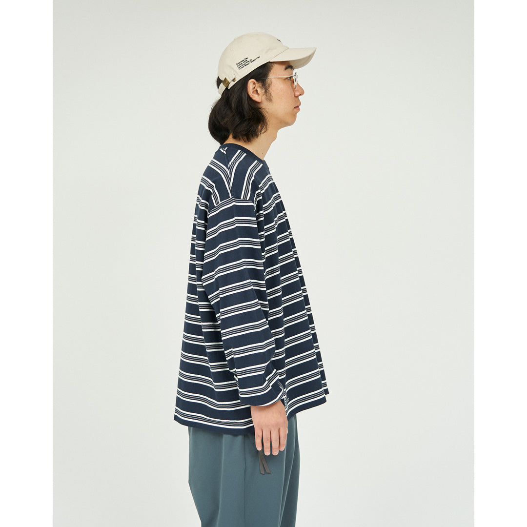 MULTI BORDER L/S TEE