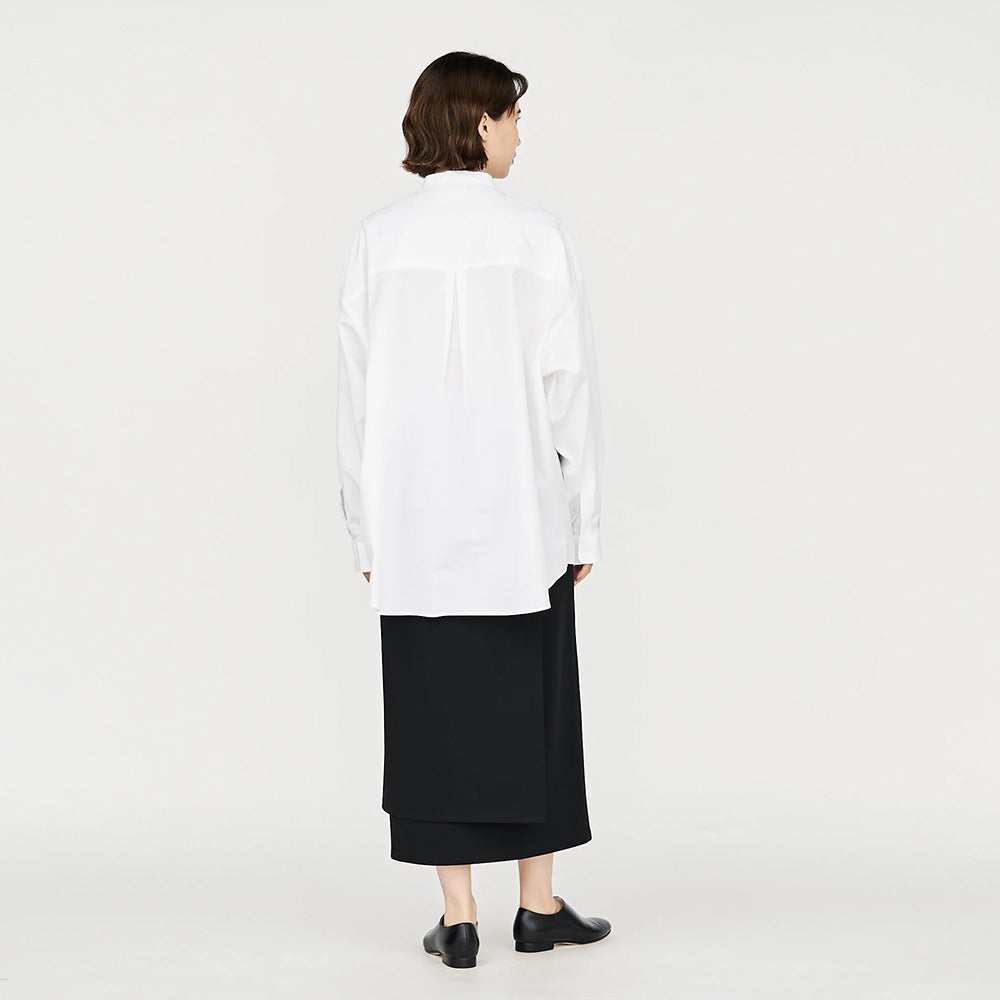 Graphpaper (グラフペーパー)】GL233-40180B Compact Ponte Wrap Skirt