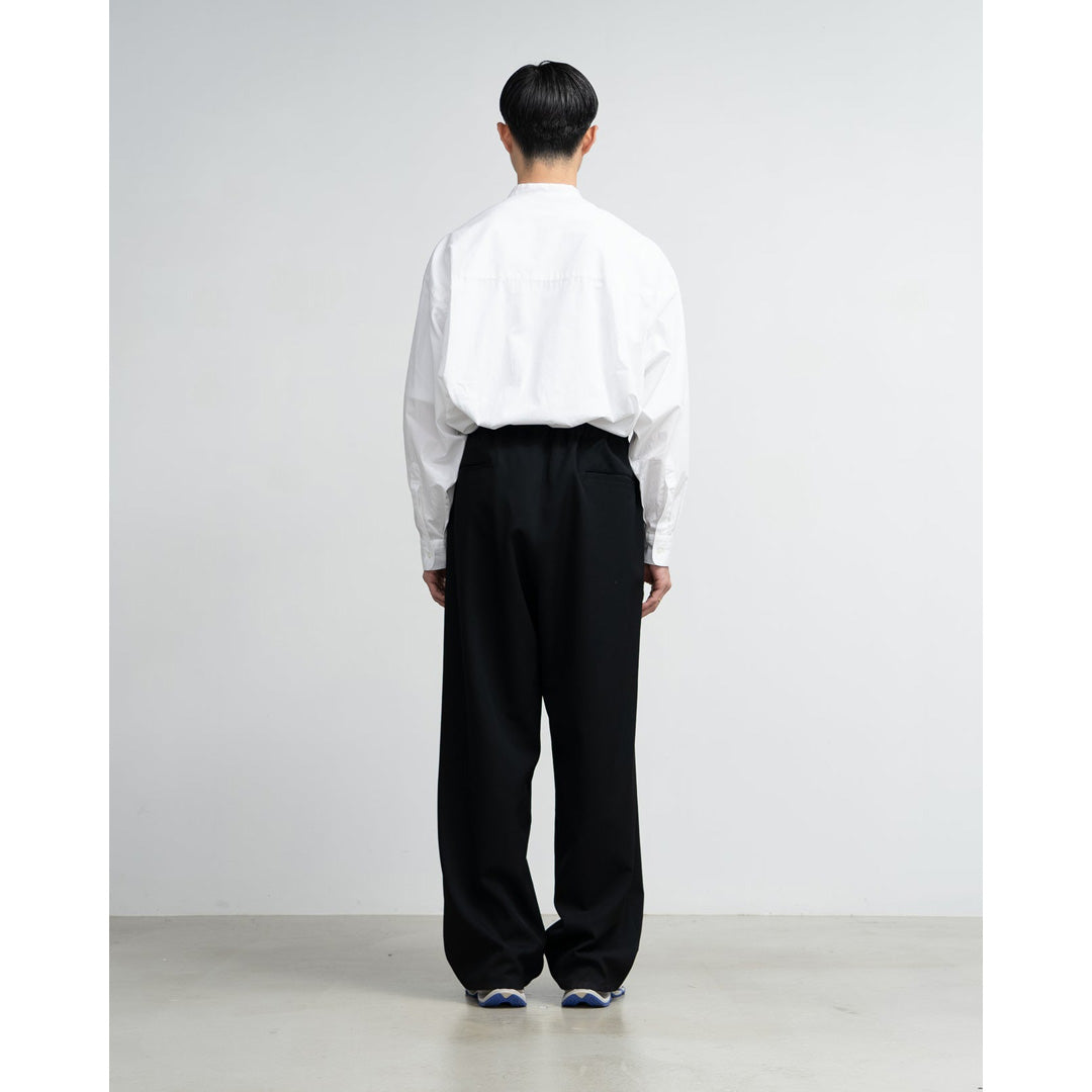 Scale Off Wool Wide Chef Pants