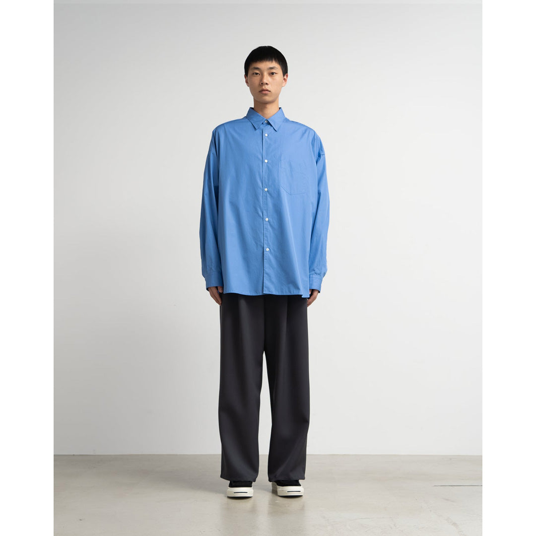 ALUMO for GP L/S Oversized Regular Collar Shirt