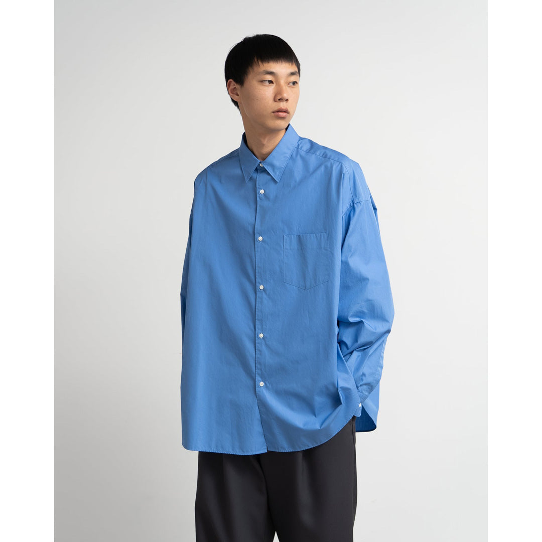 ALUMO for GP L/S Oversized Regular Collar Shirt