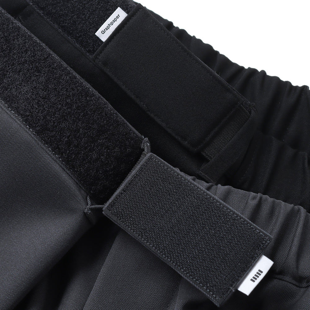 Scale Off Wool Wide Chef Pants 24aw (Copy)