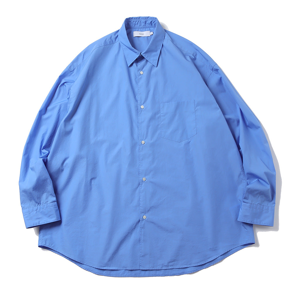 Graphpaper） Broad L/S Oversized Regular Collar Shirt (GM241 