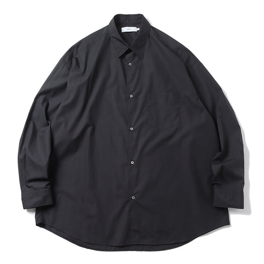 Broad L/S Oversized Regular Collar Shirt