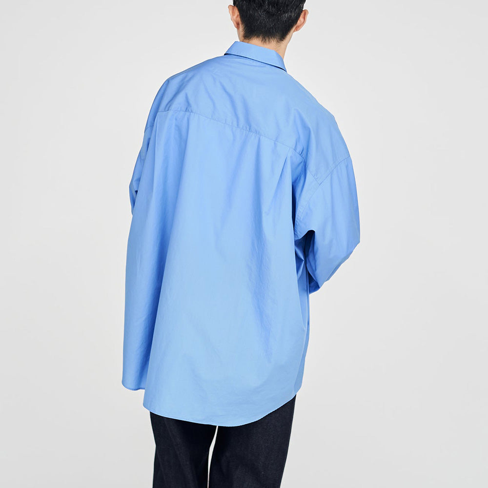 Graphpaper） Broad L/S Oversized Regular Collar Shirt (GM234