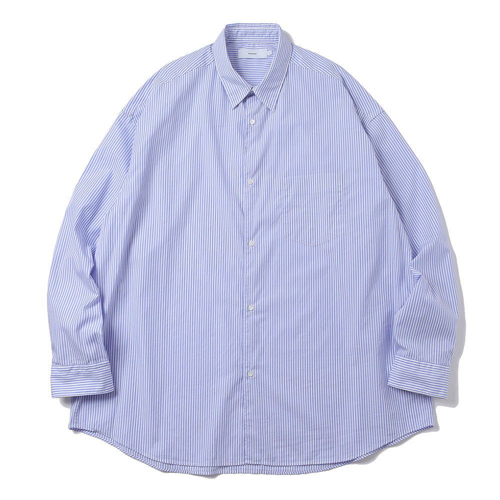 Graphpaper） Broad L/S Oversized Regular Collar Shirt (GM233 