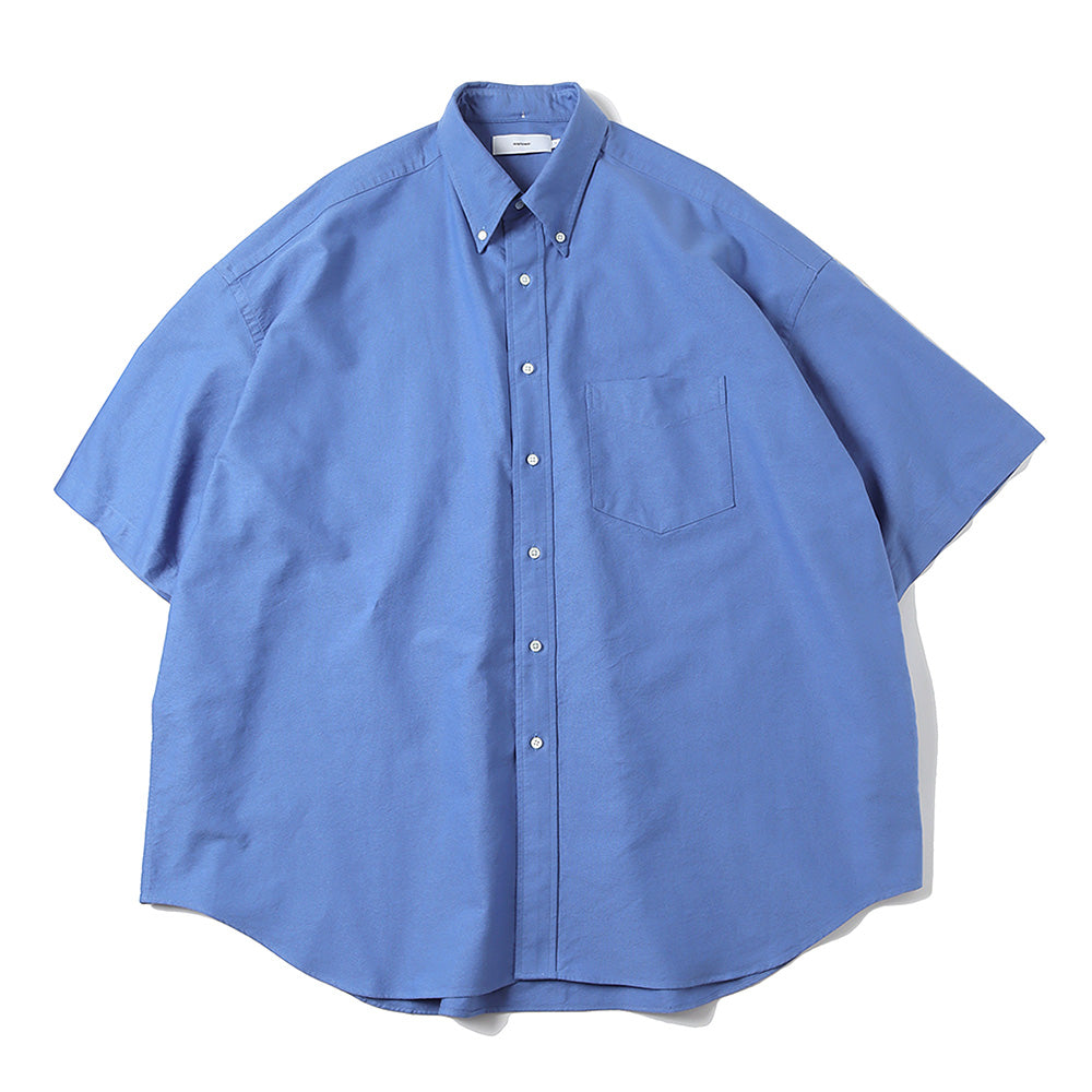 Graphpaper) Oxford S/S Oversized B.D Shirt (GM232-50023B