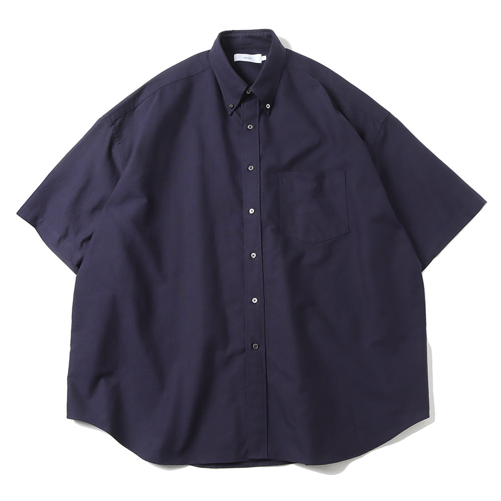 Graphpaper) Oxford S/S Oversized B.D Shirt (GM232-50023B