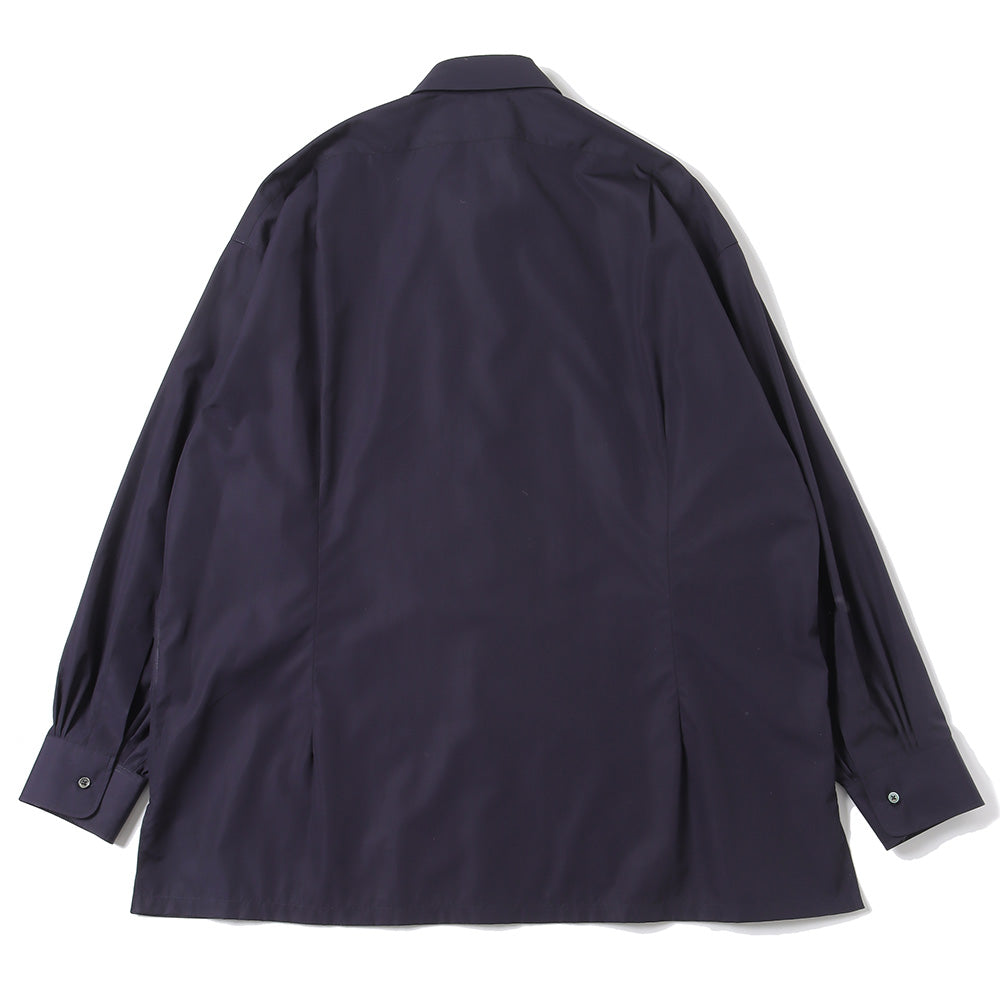 Graphpaper (グラフペーパー)】High Count Broad Regular Collar Shirt