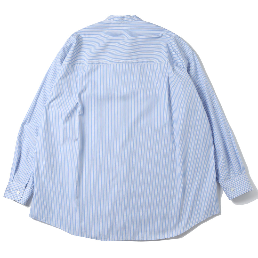 Graphpaper) SOKTAS L/S Oversized Band Collar Shirt (GM234-50105