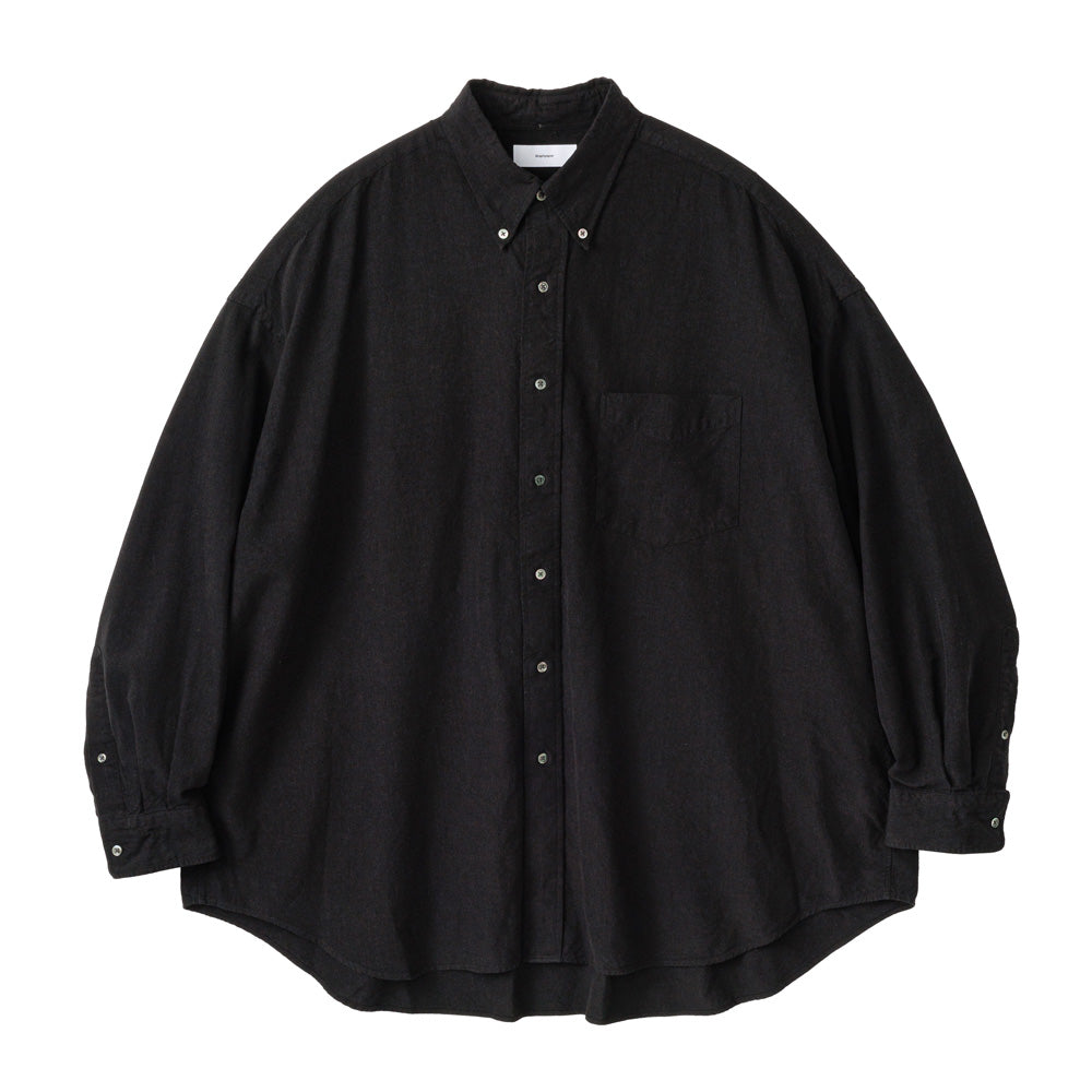 Graphpaper) Linen Cupro L/S Oversized B.D Shirt (GM241-50238) | Graphpaper  / シャツ (MEN) | Graphpaper正規取扱店DIVERSE