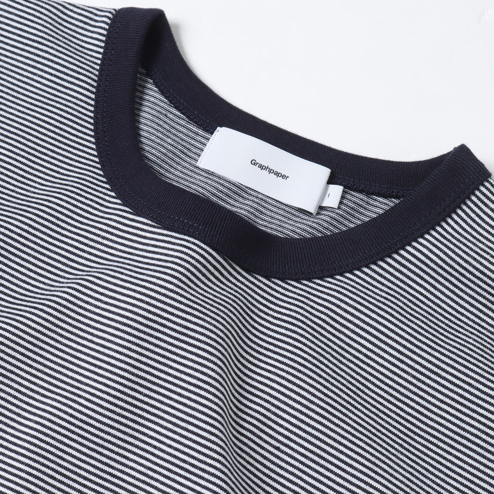 Graphpaper (グラフペーパー)Narrow Border S/S Tee (GU241-70116B) | Graphpaper /  Tシャツ (MEN) | Graphpaper正規取扱店DIVERSE