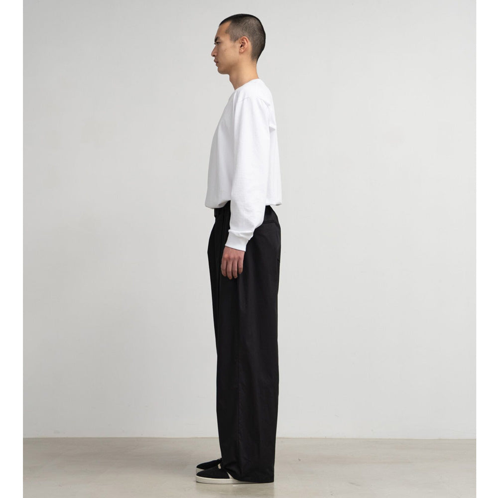 Graphpaper) Solotex Twill Wide Tapered Chef Pants (GM241-40297B 