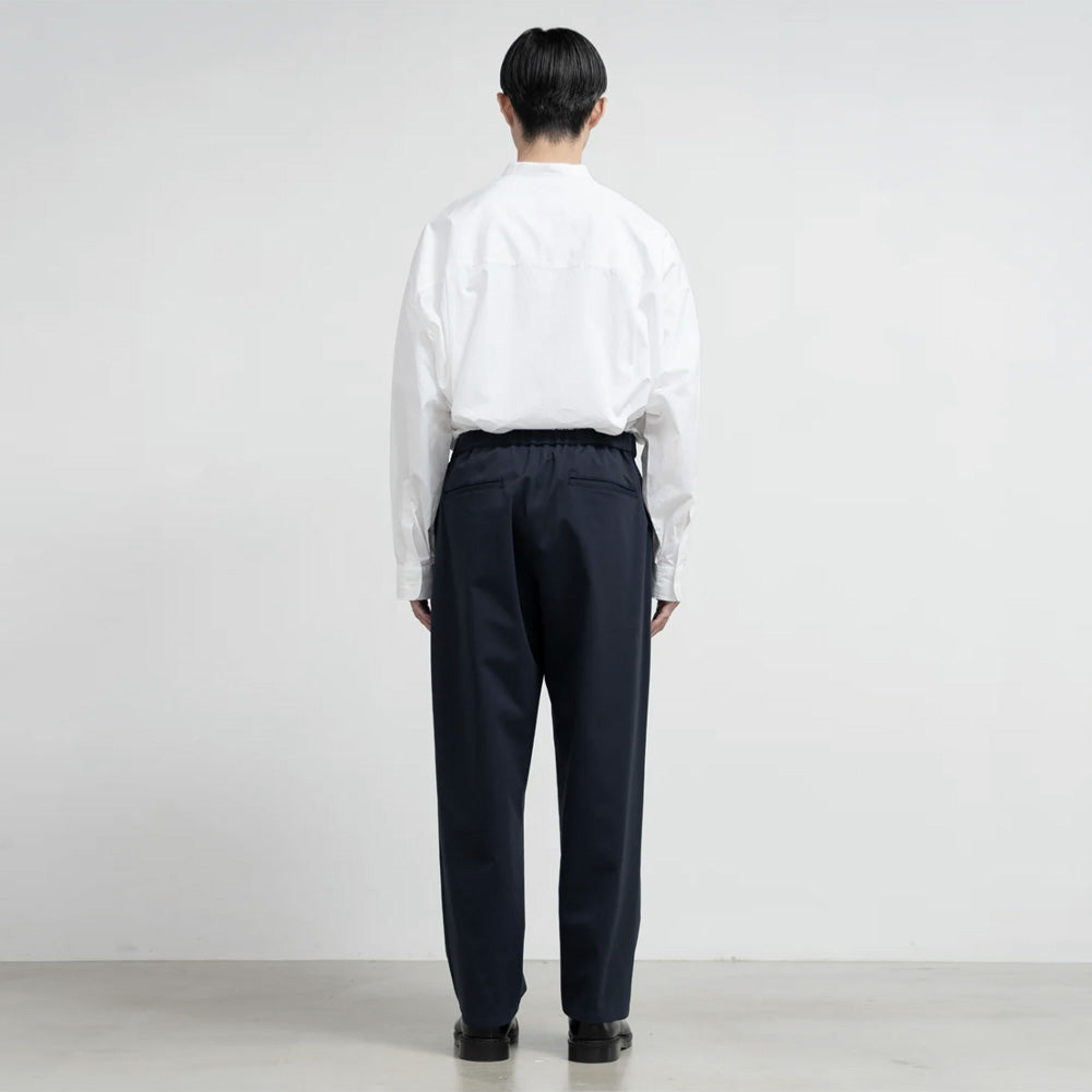 Graphpaper) Compact Ponte Wide Tapered Chef Pants (GM241-40288B