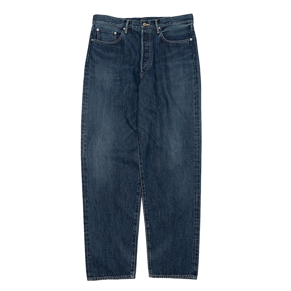 Selvage Denim Five Pocket Tapered Pants(DARK FADE)