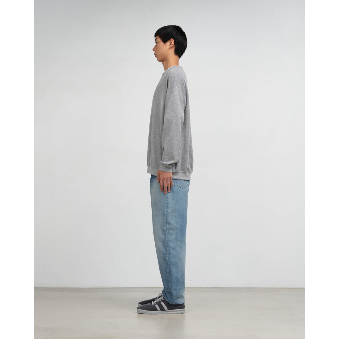 Selvage Denim Five Pocket Tapered Pants(LIGHT FADE)