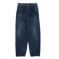 Selvage Denim Two Tuck Tapered Pants(DARK FADE)