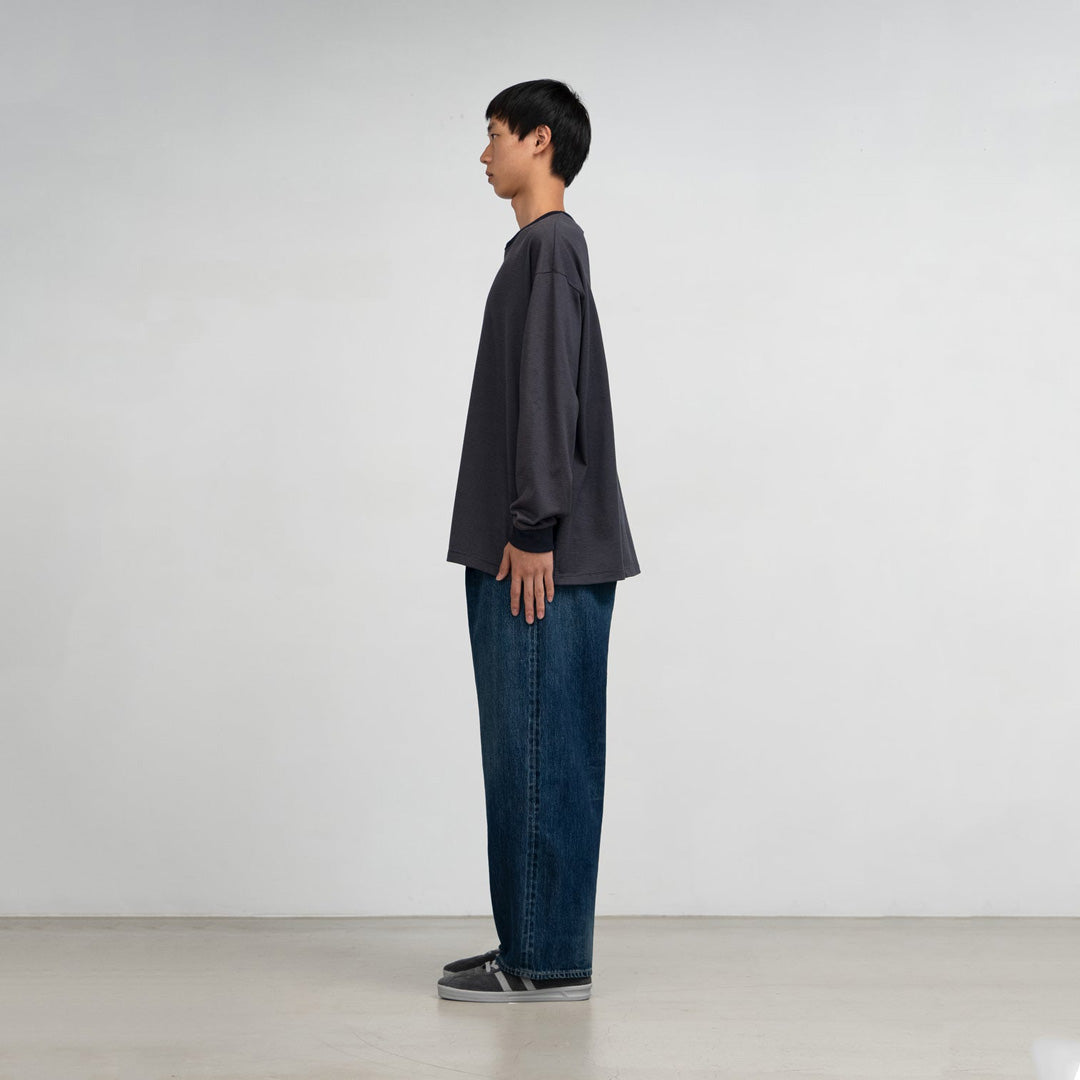 Selvage Denim Two Tuck Pants(DARK FADE)