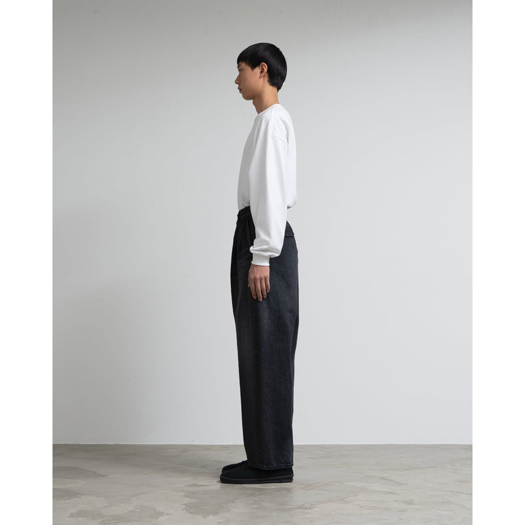 Selvage Denim Two Tuck Pants(DARK FADE)