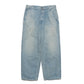 Selvage Denim Two Tuck Pants(LIGHT FADE)